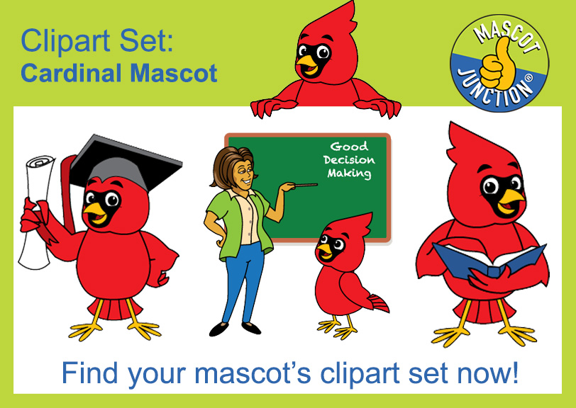 Cardinal Mascot Clipart