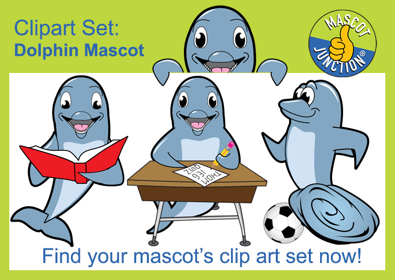 Dolphin Mascot Clipart Images